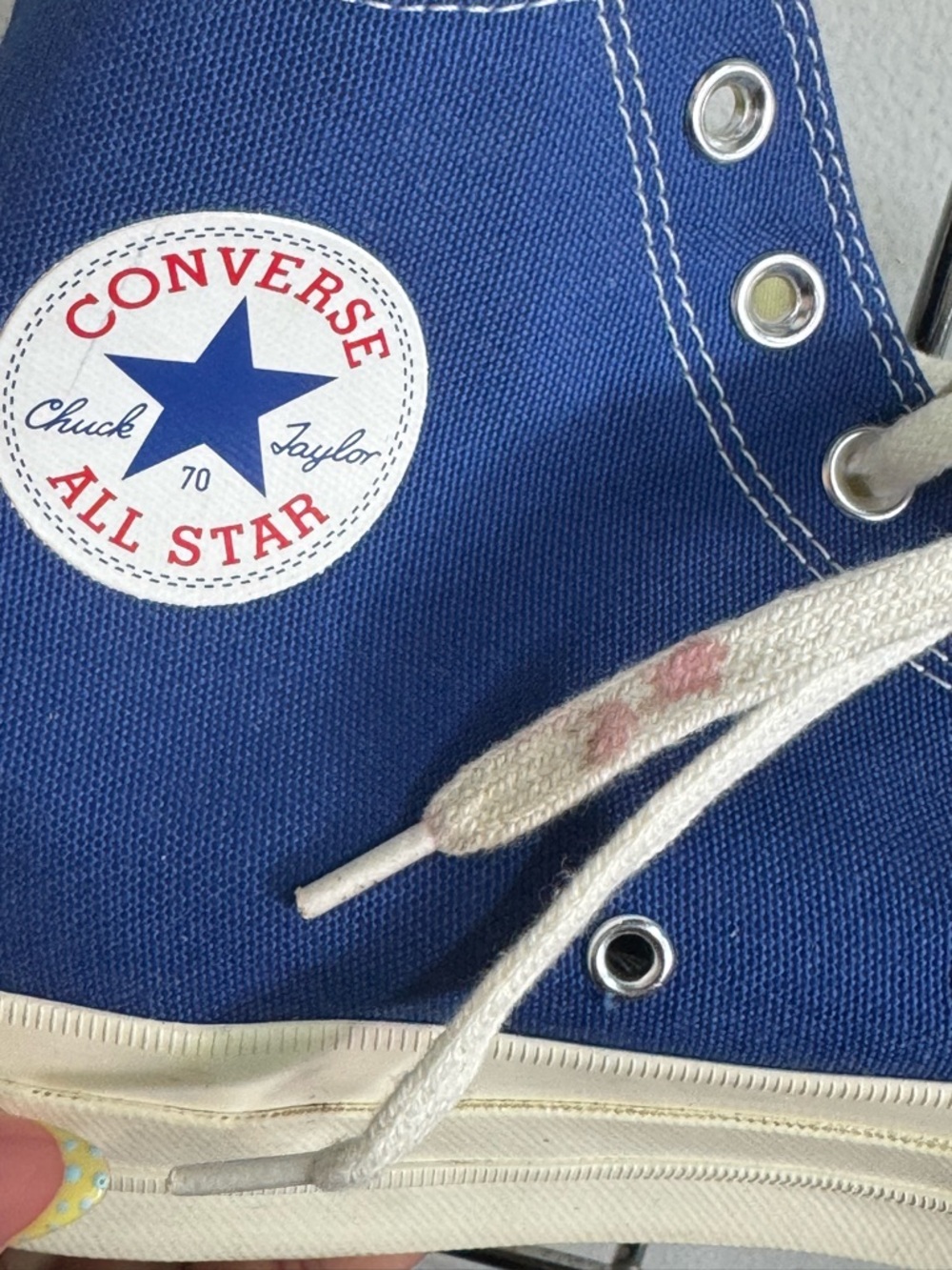 Converse x Comme des Garcons CDG Chuck 70 High Blue Quartz Men 12 Women 14 Heart - Picture 5 of 12
